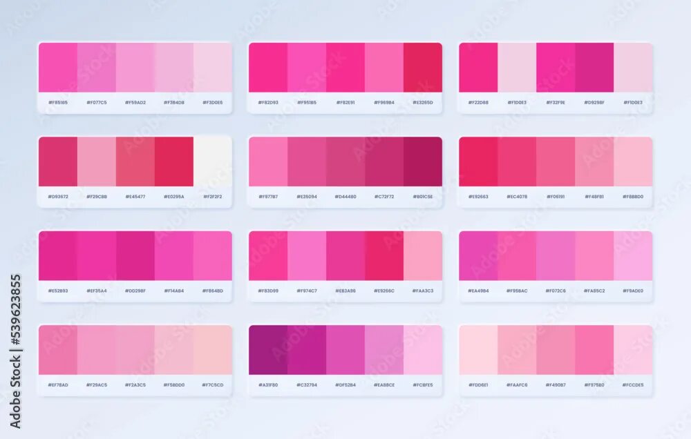 Pin by Leticia de Robles on Colores 20quince Color palette pink, Pink palette, C