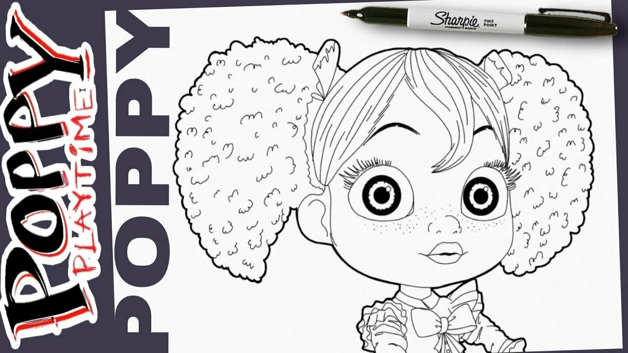 Как нарисовать кэт непа из poppy playtime