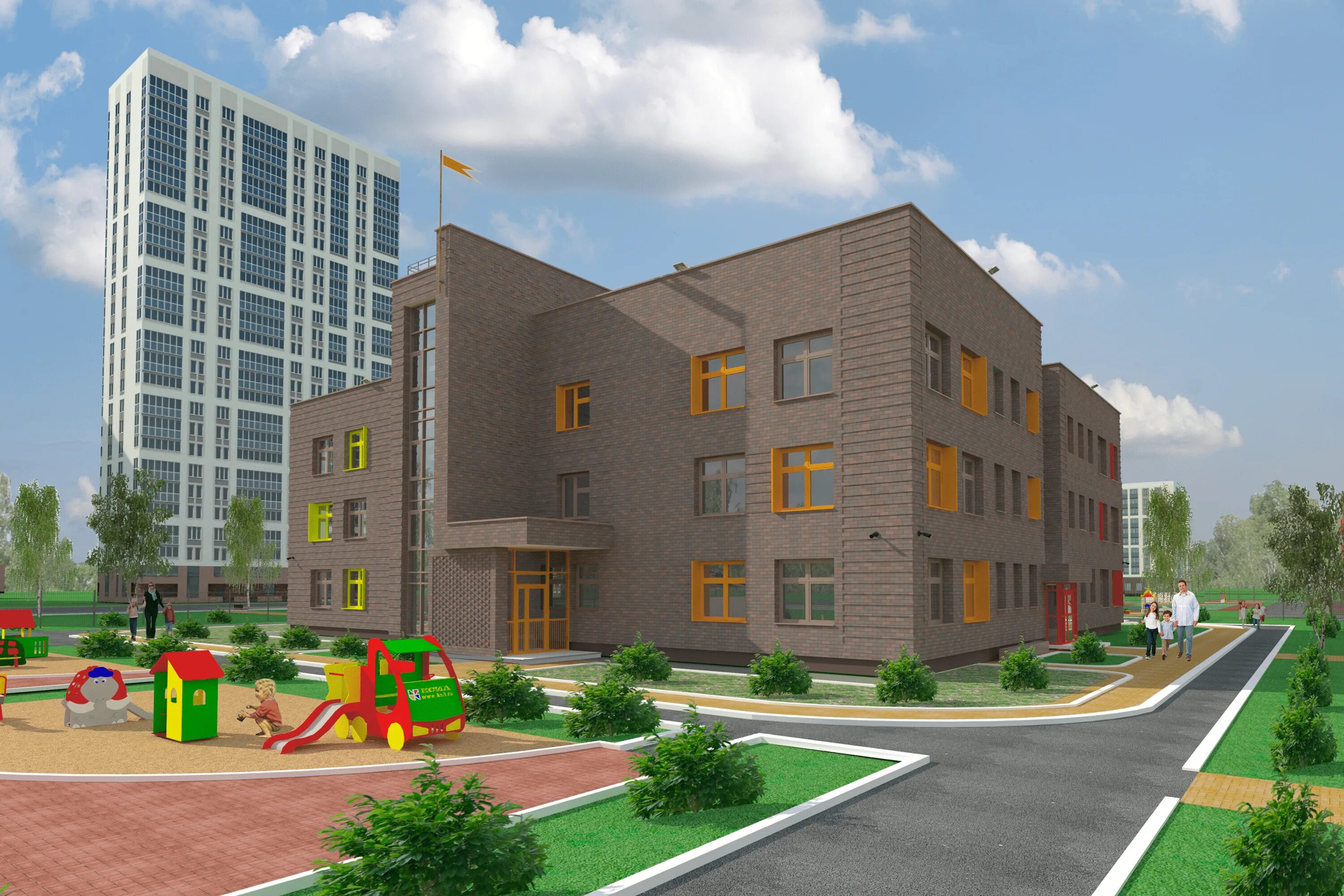 строящийся детский. детсад новый в верево. стройка садика. детский сад на академика колмогорова ярославль. сдс строй кемерово садик.