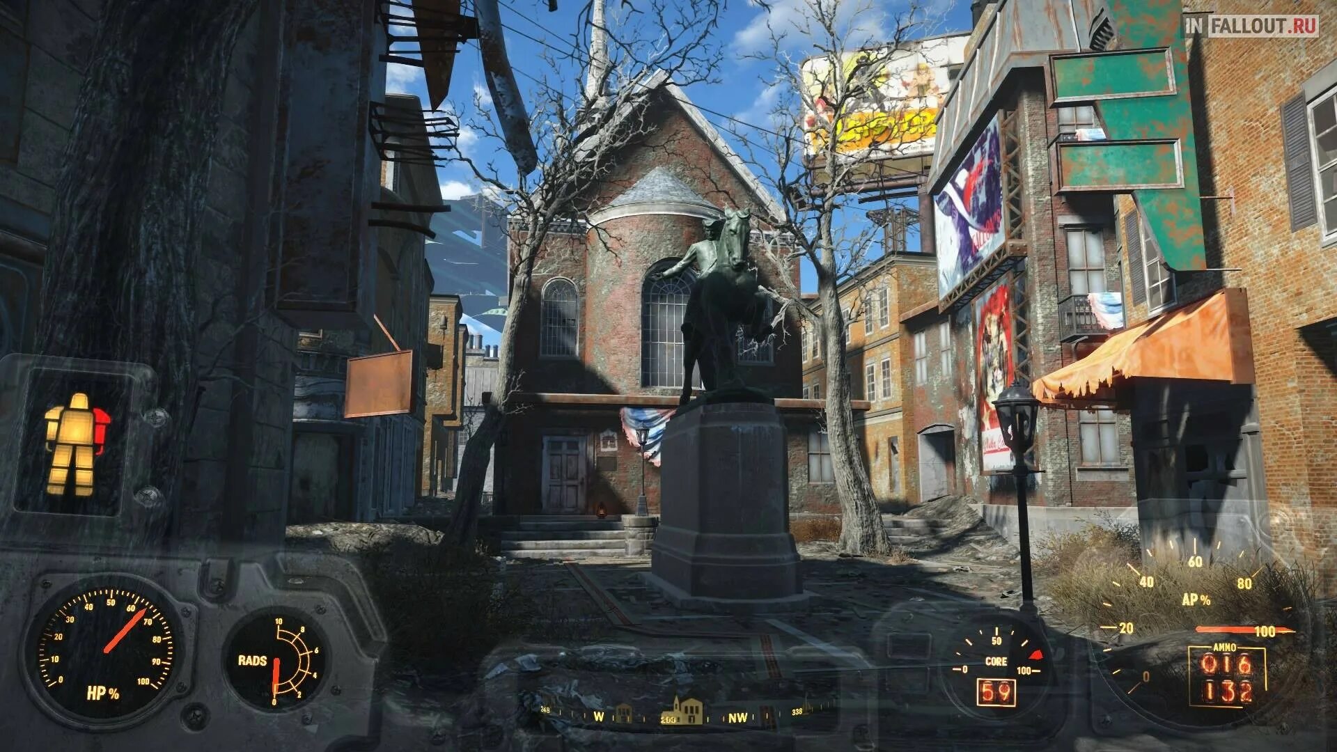 Подземка местонахождение fallout 4. Подготовительная школа восточного бостона fallout 4. Северная церковь fallout 4. Старая северная церковь фоллаут. Фоллаут 4 старая северная церковь.