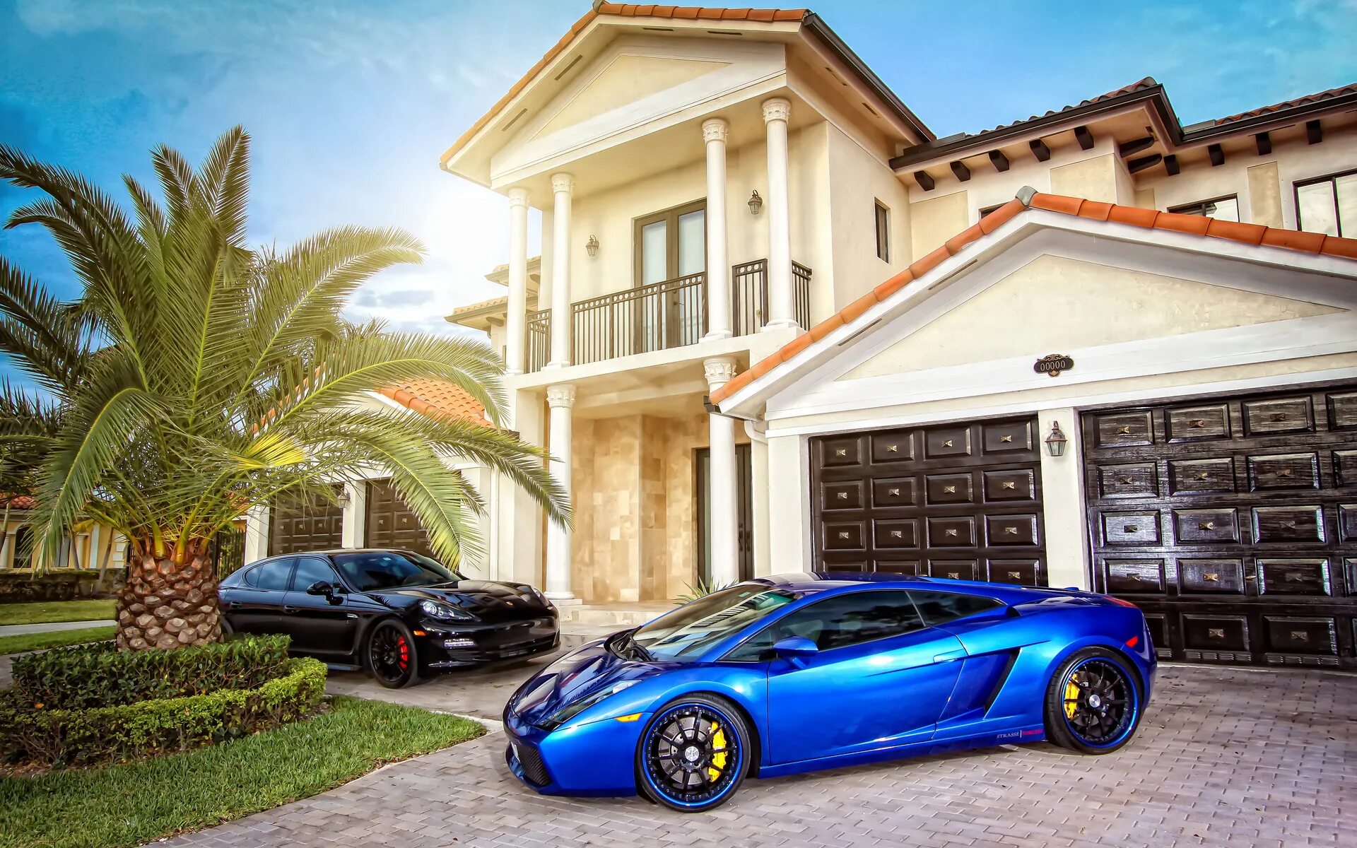 Красивый дом с машиной. Дом машина деньги. Роскошный особняк с машиной. Богатая жизнь.