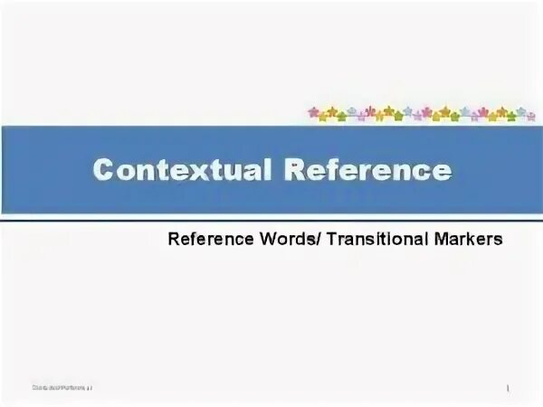 Referring words