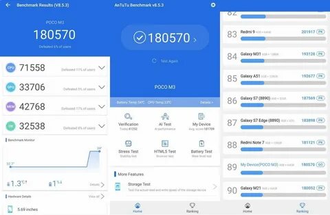 Poco m4 5g antutu