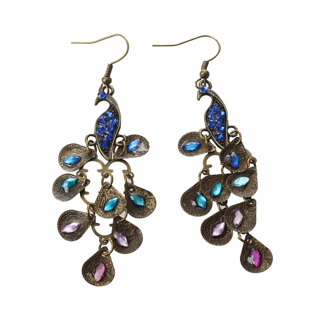 Серьги с фианитами из золота 585 пробы. Серьги павлин. Серьги «павлин» из позолоченного серебра и голубого янтаря. Серебряные серьги павлины. Серьги павлин.