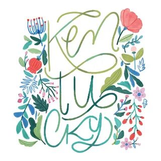 Flower lettering