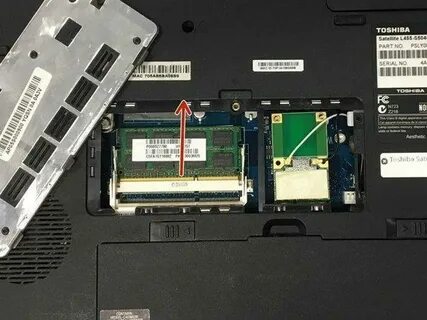 Оперативная память ноутбука toshiba