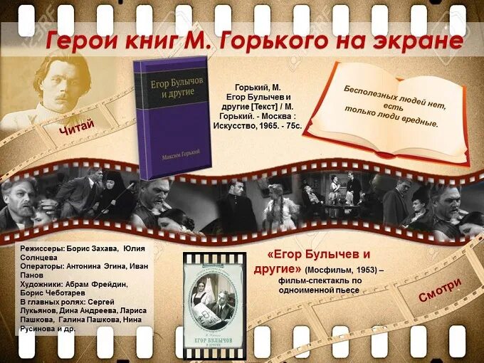 Текст горького книги