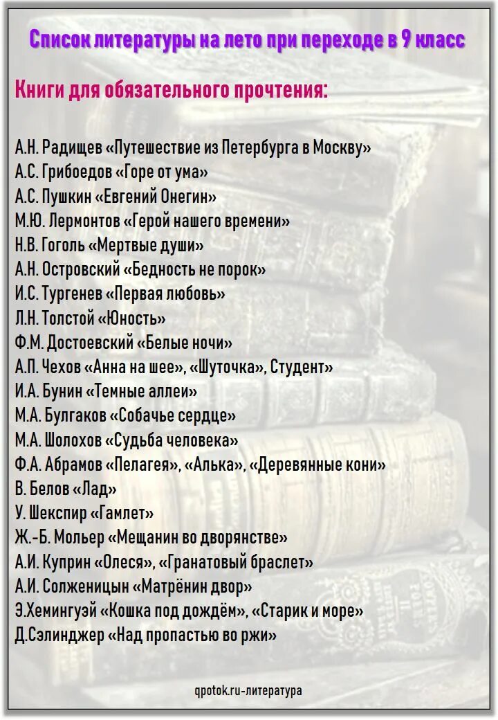 Список литературы 9 класс. Список литературы на лето 9 класс. Список литературы на лето в 9 класч. Литература на лето 9кл. Список на лето 9 класс