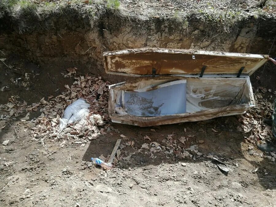 Где закопать гроб. Видеокамера в гробу с трупом.