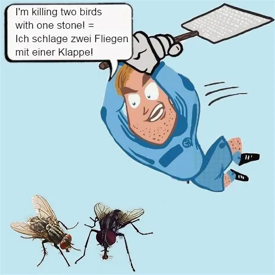 Wir fliegen. Wir fliegen