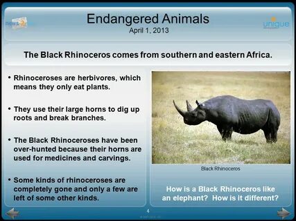 Fill in endangered