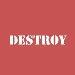 Destroy перевести