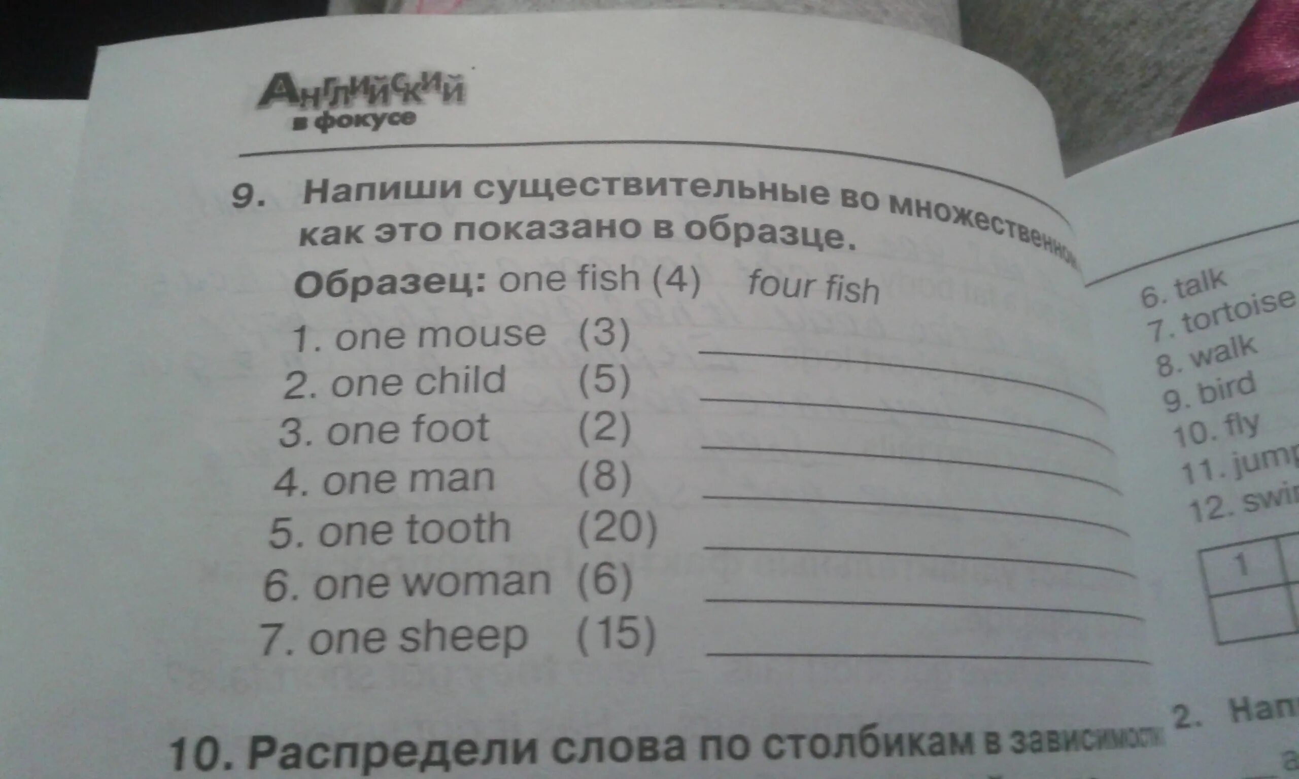 Закончи предложения как показано в образце. Напиши существительные во множественном числе английский. Запишите существительные во множественном числе. Напишите существительные во множественном числе. Напиши существительные во множественном числе.