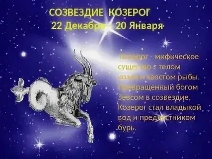 Гороскоп на 1 января 2024 года козерог