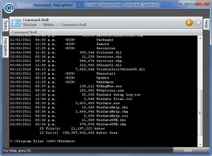 Shell command