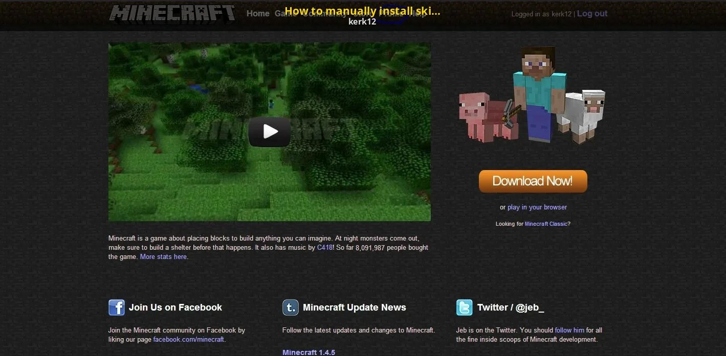 Feedback minecraft net