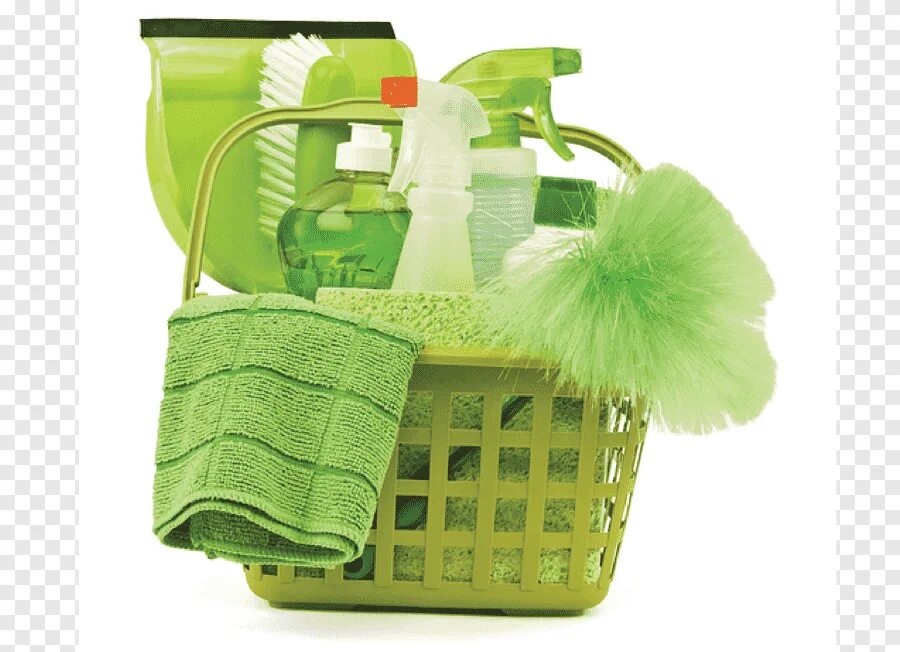 Зеленая уборка. Средства для уборки. Профессиональный клининг. Девушка со шваброй. Обложка клининговой компании.