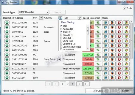 Find proxies