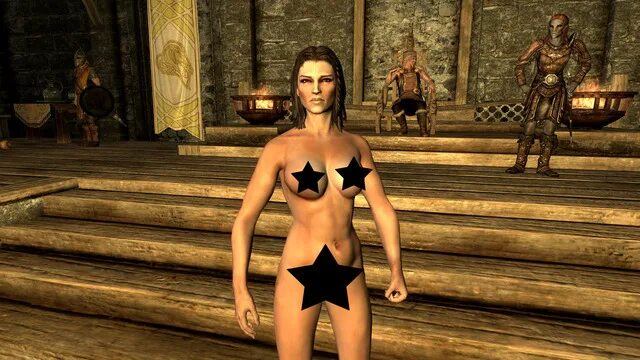 The Elder Scrolls V Мод Голая