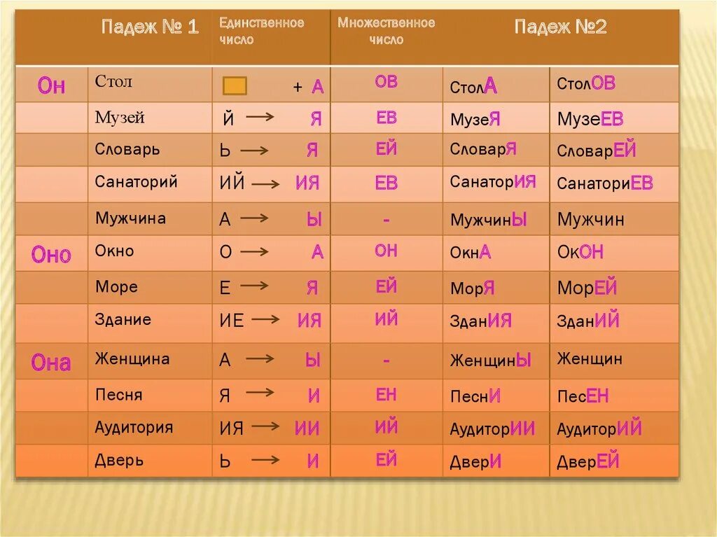 Окончания падежей мн ч. Родительный падеж. Падежи множественное число существительных. Стол во множественном числе. Падежы множестнового чесла.