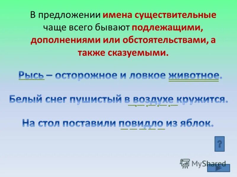 Существительное какой чертой. Существительное в предложении бывает. Имя существительное в предложении бывает. Существительное в предложении является дополнением. Суш в предложении бывают.