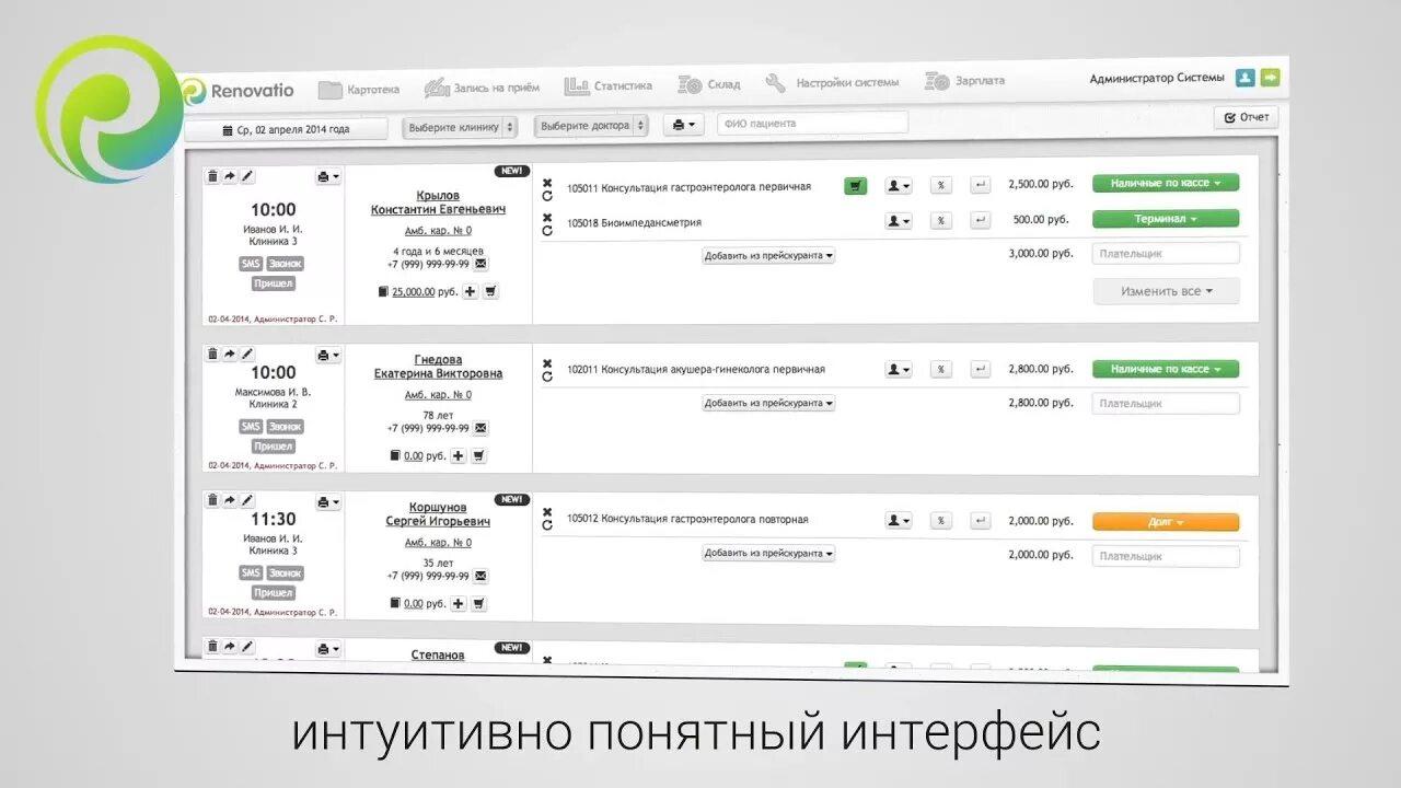 Интуитивный интерфейс это
