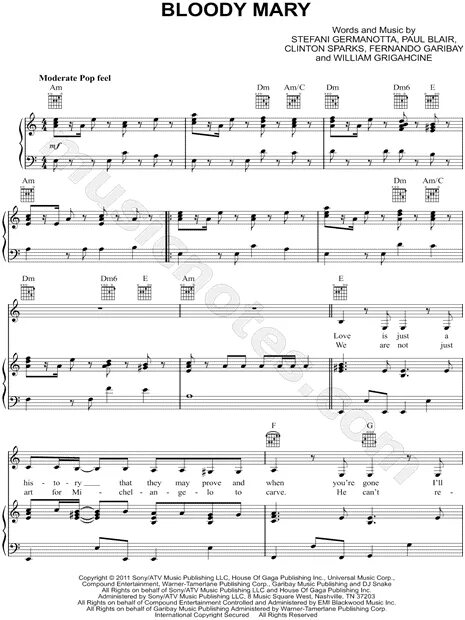 Lady gaga bloody mary ноты на пианино. Леди гага bloody mary на пианино ноты. Bloody mary перевод песни. Bloody mary ноты. Bloody mary перевод песни.