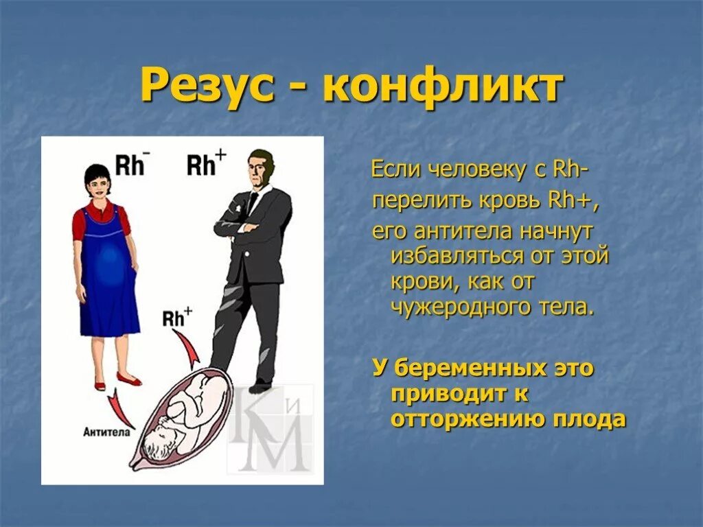 Резус конфликт. Переливание крови резус конфликт. Резус конфликт при гемотрансфузии.