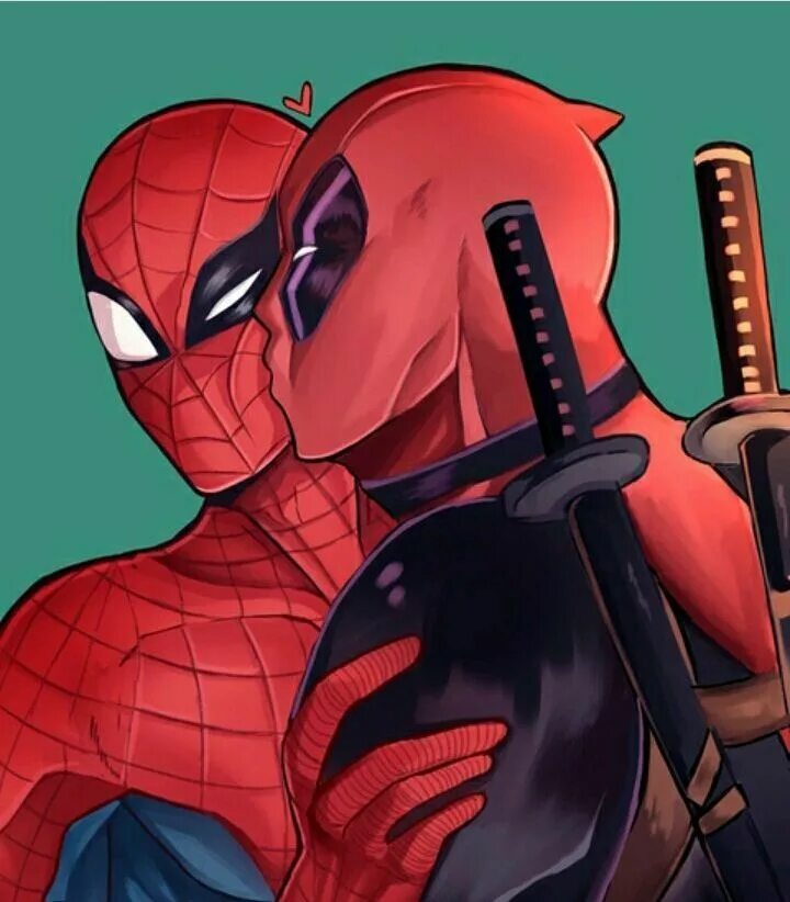 Spideypool. Питер Паркер спайдипул. Уэйд Уилсон и Питер Паркер. Человек паук Уэйд Уилсон. Спайдермен и Дэдпул.