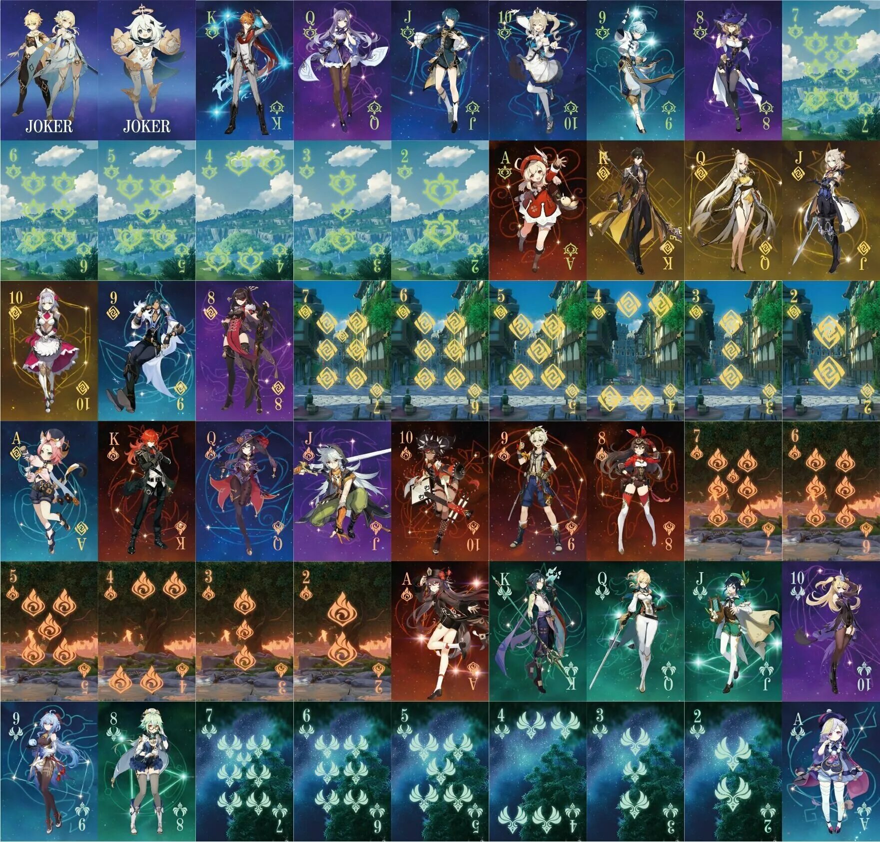 Кки геншин. Карты кки геншин. Карточки геншин импакт. Колода карт геншин импакт. Genshin impact карточная игра.