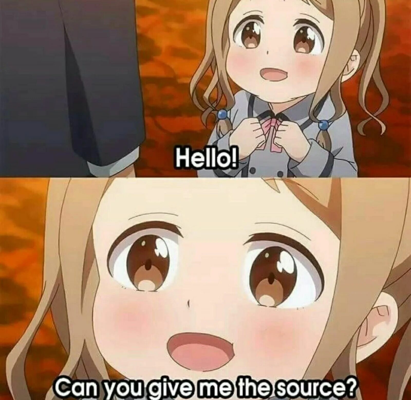 Please give me this. Аниме мемы привет. Пожалуйста Мем аниме. Алло аниме. Give me the Sauce аниме.
