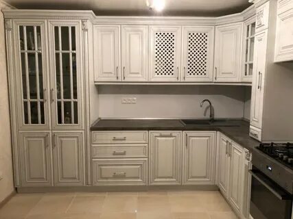 Кухни массив белая
