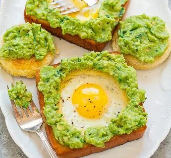 Вкусный завтрак с авокадо рецепт
