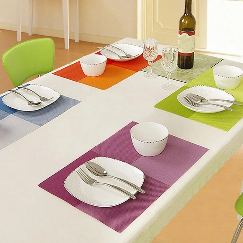 Коврик на кухонный стол. Коврик Seklema Table mat 12"х12",. Салфетки для стола под тар. Салфетки на обеденный стол. Коврик на стол кухонный.