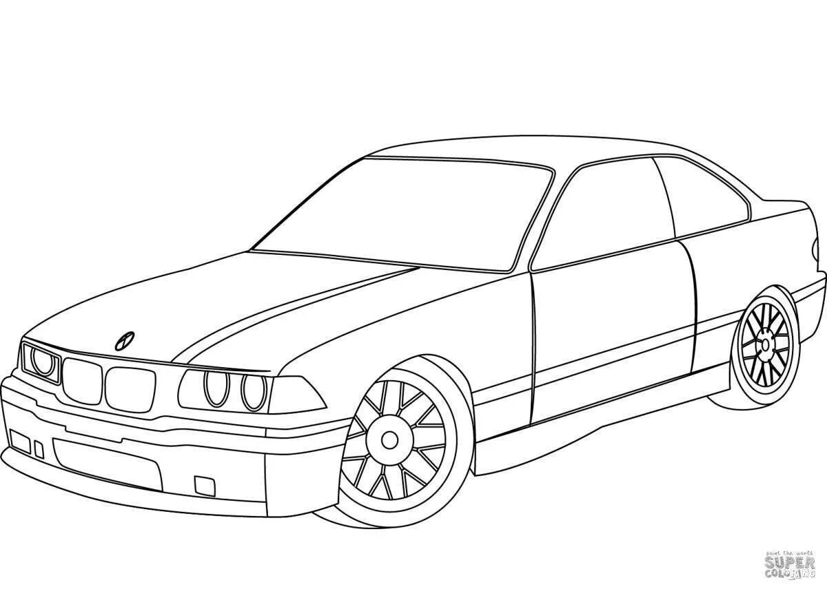 Распечатать бмв м5. BMW e36 седан раскраска. Раскраски машины БМВ е30. BMW m3 e36. Раскраска БМВ м5 е34.