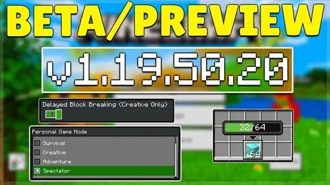 Майнкрафт 1.20 mcpe