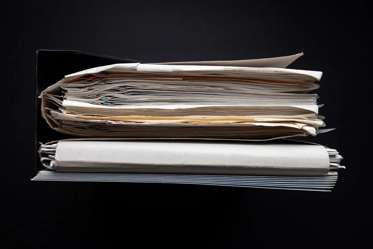 Document table. Old documents on table. many documents on table.