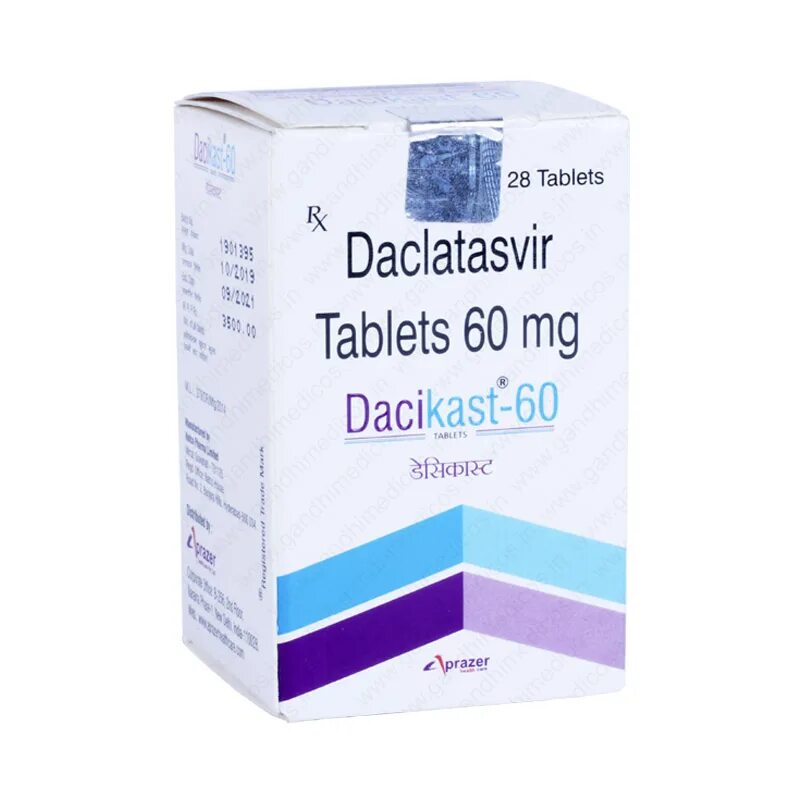 Даклатасвир цена купить. Daclatasvir Tablets 60 MG Dacikast-60. Dacikast 60 (Даклатасвир) Aprazer. Sofokast Dacikast. Даклатасвир 60 мг и софосбувир 400.