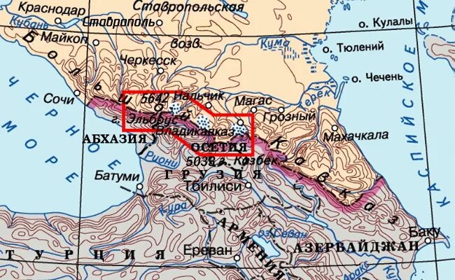 Где находится гора эльбрус на карте россии. Гора Эльбрус на карте. Гора Эльбрус на карте Кавказа. Кавказские горы Эльбрус на карте. Гора Эльбрус на физической карте.