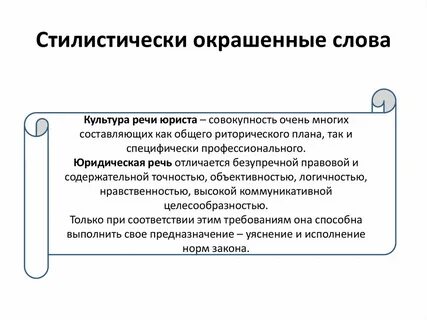 Культура речи юриста