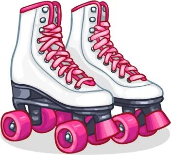 Roller Skates Clipart - 50s Roller Skates Png Transparent Png - Full Size C...