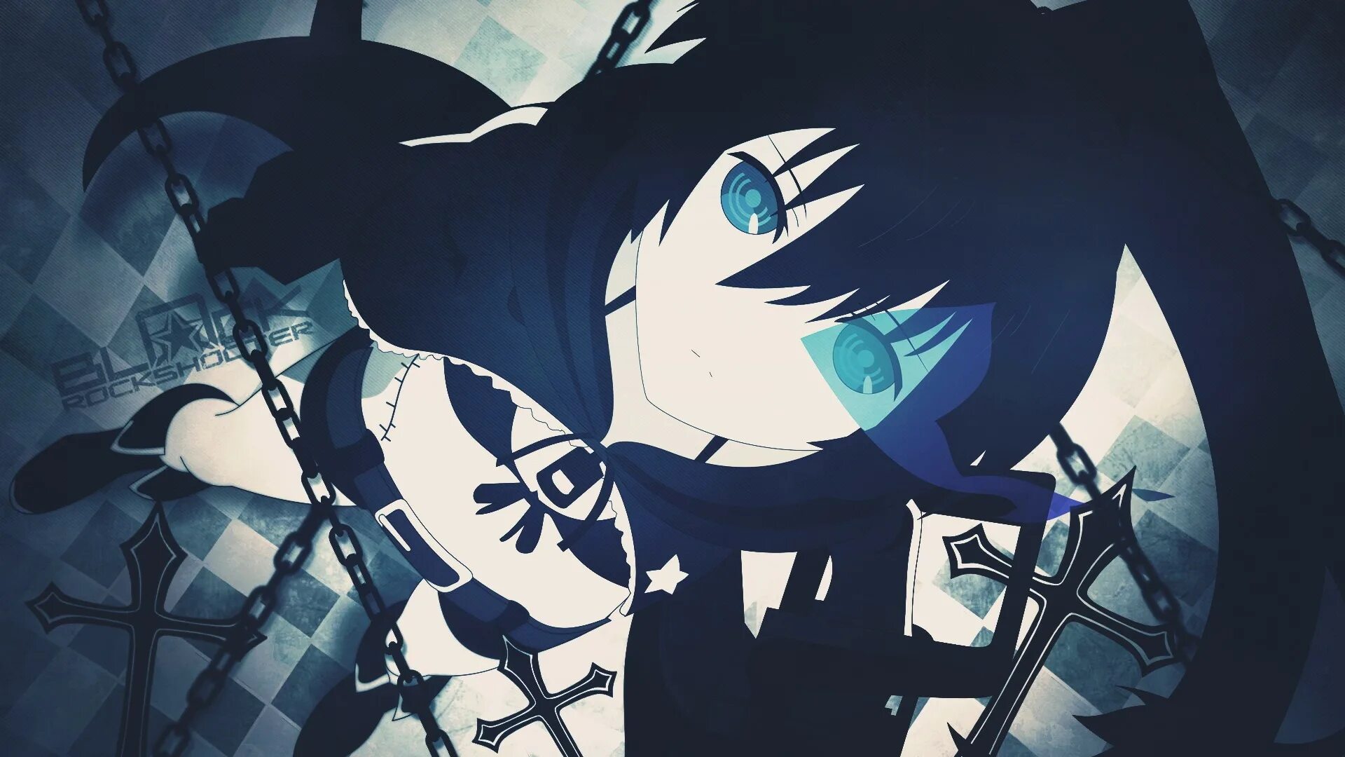 Курои. Мато Курои. Black Rock Shooter мато. Стрелок с чёрной скалы мато Курои.