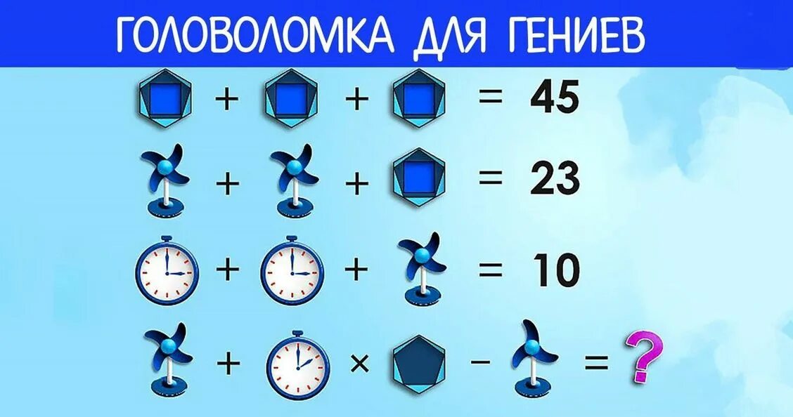 Решить головоломку с часами
