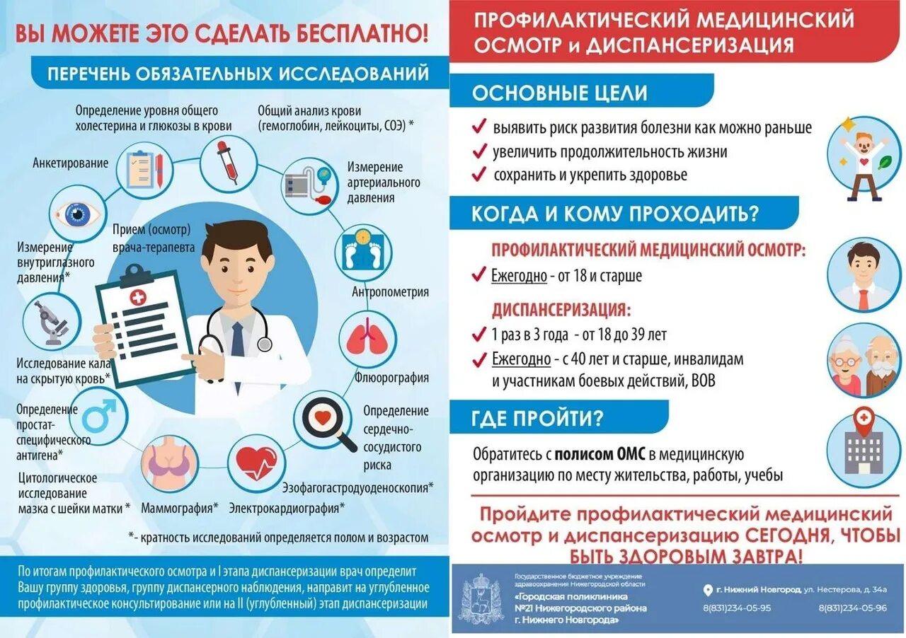 Профилактические медицинские осмотры определение