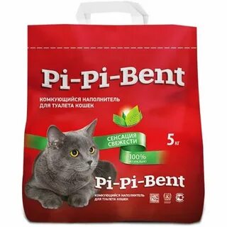 Кошачий наполнитель комкующийся pi pi bent
