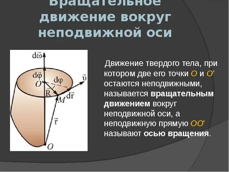 Твердая неподвижная. Вращательное движение твердого тела вокруг неподвижной оси. Вращение абсолютно твердого тела вокруг неподвижной оси. Вращательное движение твердого тела вокруг оси. Вращательное движение твердого тела относительно оси.