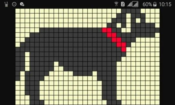 Нарисуй в тетради такую собачку