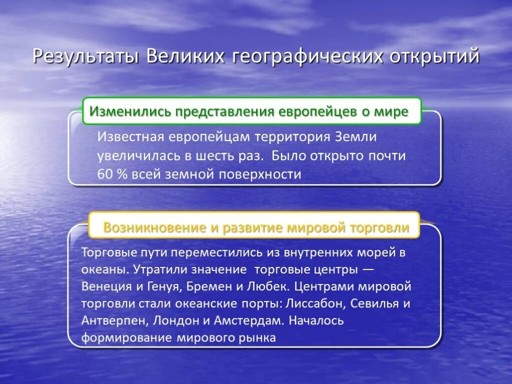 Причины географических открытий 7. Итоги великих географических открытий. Итоги и последствия великих географических открытий. Результаты ВГО. Эпоха великих географических открытий Результаты.