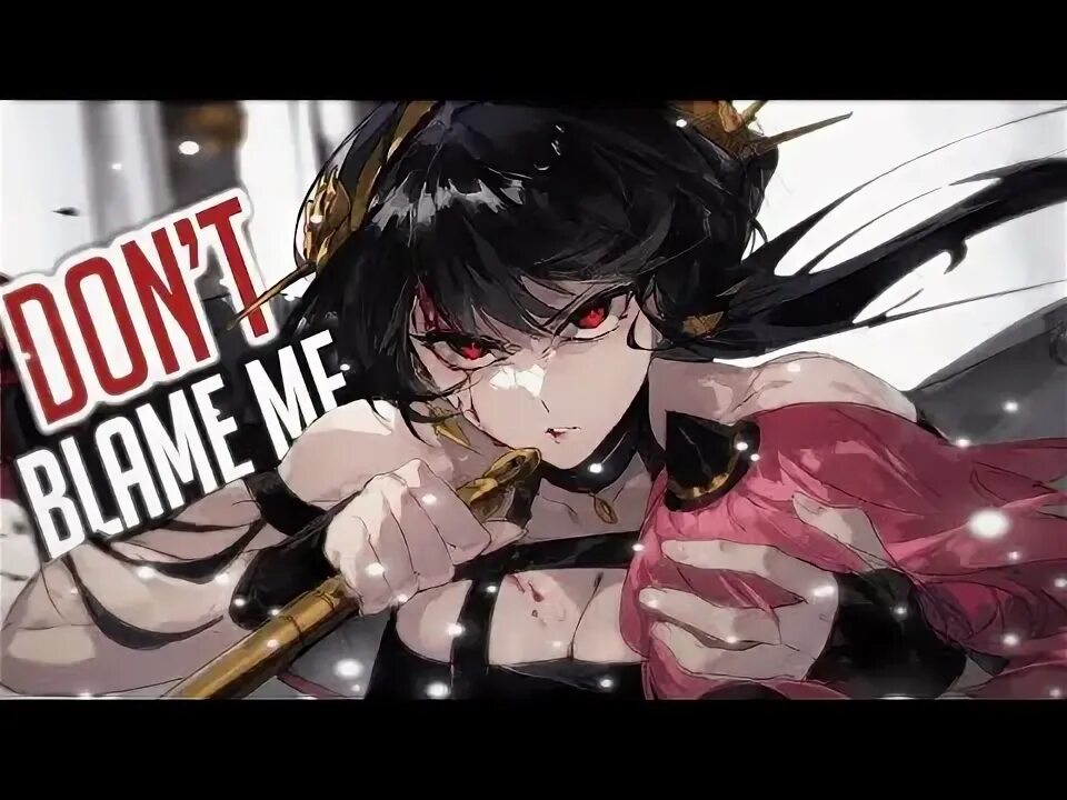 Don t blame me speed. Don t blame me speed