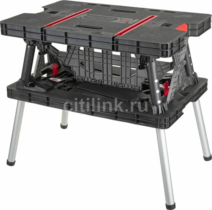 Keter folding working table. Мобильный верстак keter folding work table 17182239. keter folding work table 17182239. верстак складной keter 17182239 850x550 мм. keter folding table metal leg (17182239).